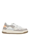 Andìa Fora Woman Sneakers Taupe Size 7 Leather In Gray