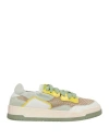 Andìa Fora Woman Sneakers Taupe Size 8 Leather In Gray