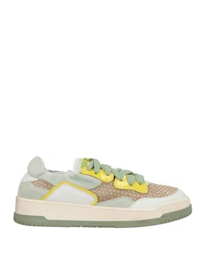 Andìa Fora Woman Sneakers Taupe Size 8 Leather In Gray