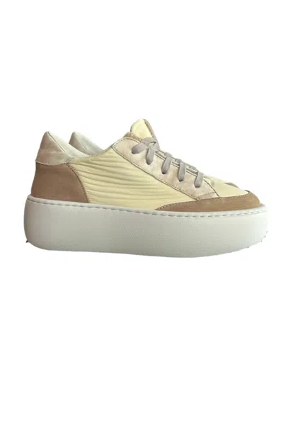Andìa Fora Women's Italian Sneakers In Neutral In Beige