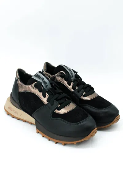 Andìa Fora Women's Ruffle Sneaker In Black