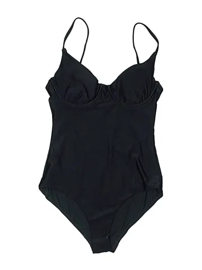 Pre-owned Andie Bodysuit In Black