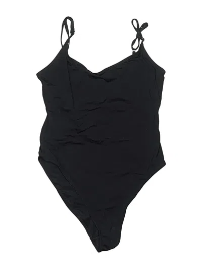 Pre-owned Andie Bodysuit In Black