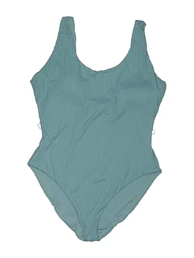 Pre-owned Andie Bodysuit In Blue