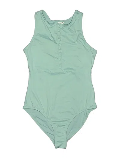 Pre-owned Andie Bodysuit In Green