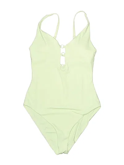 Pre-owned Andie Bodysuit In Green