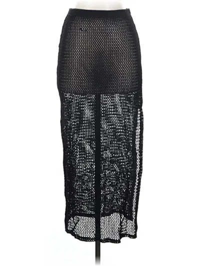 Pre-owned Andie Formal Skirt In Black