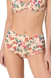 Andie High Waist Bikini Bottoms In Multi