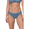 Andie Hipster Rib Bikini Bottoms In Slate