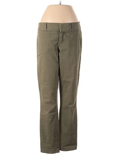 Pre-owned Andie Khaki Pant In Green