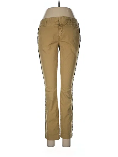 Pre-owned Andie Khaki Pant In Tan