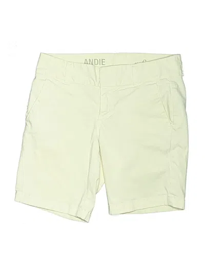 Pre-owned Andie Khaki Shorts In Yellow