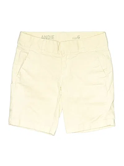 Pre-owned Andie Khaki Shorts In Yellow
