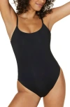 Andie The Laguna Long Torso Ribbed One-piece Swimsuit