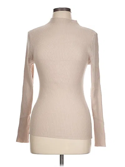 Pre-owned Andie Long Sleeve Turtleneck In Brown
