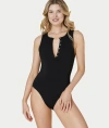 Andie Malibu One-piece Swimsuit In Black