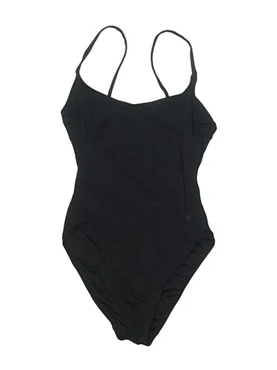 Pre-owned Andie One Piece Swimsuit In Black