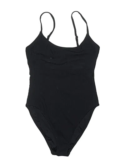 Pre-owned Andie One Piece Swimsuit In Black