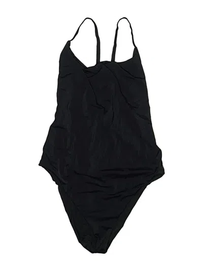 Pre-owned Andie One Piece Swimsuit In Black