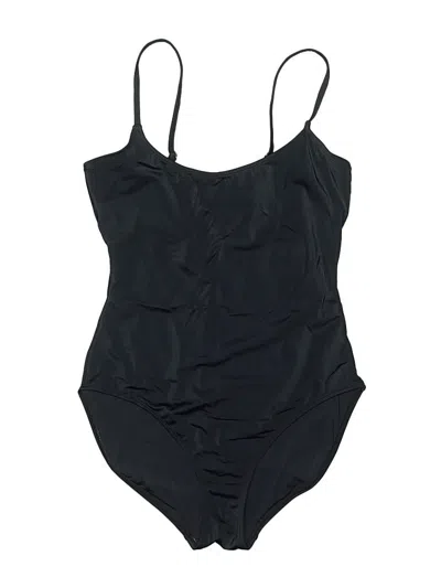 Pre-owned Andie One Piece Swimsuit In Black