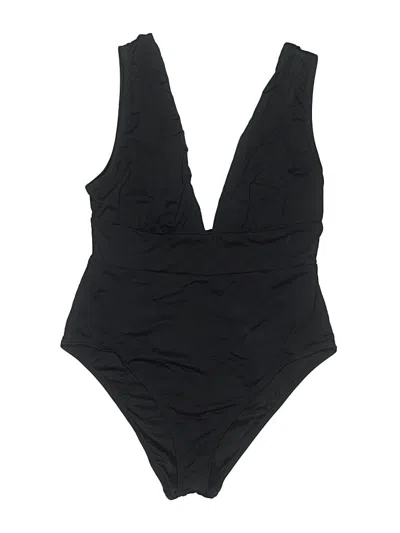 Pre-owned Andie One Piece Swimsuit In Black