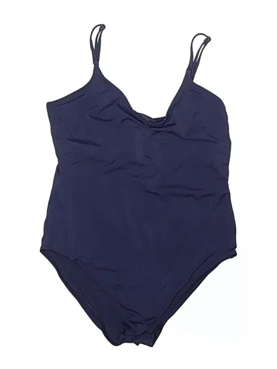 Pre-owned Andie One Piece Swimsuit In Blue