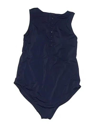 Pre-owned Andie One Piece Swimsuit In Blue