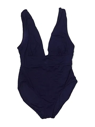Pre-owned Andie One Piece Swimsuit In Blue