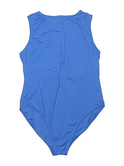Pre-owned Andie One Piece Swimsuit In Blue