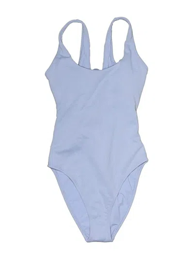 Pre-owned Andie One Piece Swimsuit In Blue