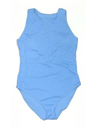 Pre-owned Andie One Piece Swimsuit In Blue