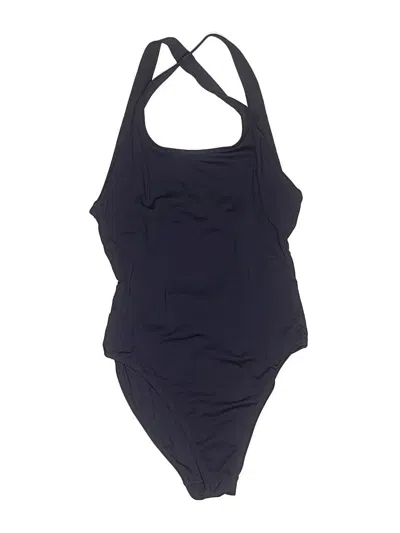 Pre-owned Andie One Piece Swimsuit In Blue
