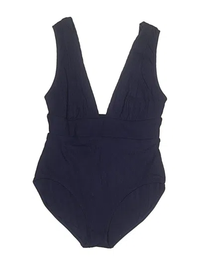 Pre-owned Andie One Piece Swimsuit In Blue