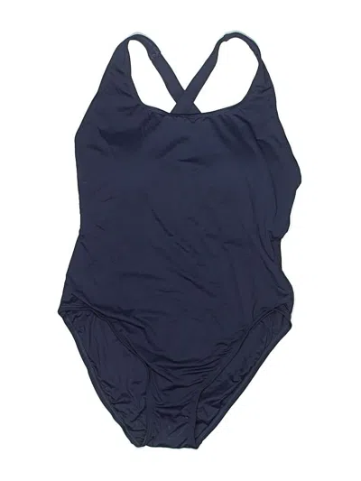 Pre-owned Andie One Piece Swimsuit In Blue