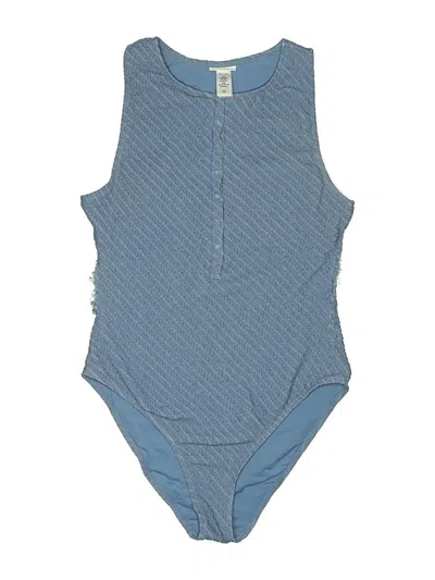 Pre-owned Andie One Piece Swimsuit In Blue