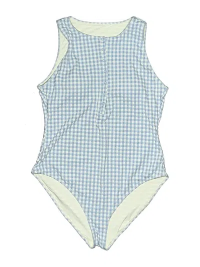 Pre-owned Andie One Piece Swimsuit In Blue