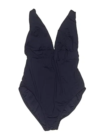 Pre-owned Andie One Piece Swimsuit In Blue