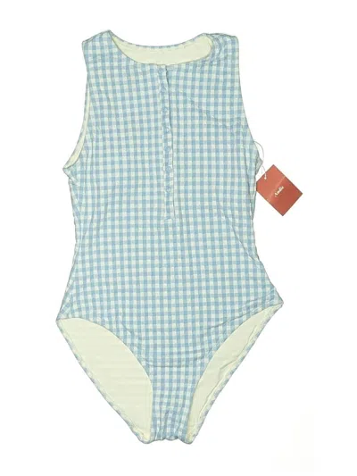 Pre-owned Andie One Piece Swimsuit In Blue