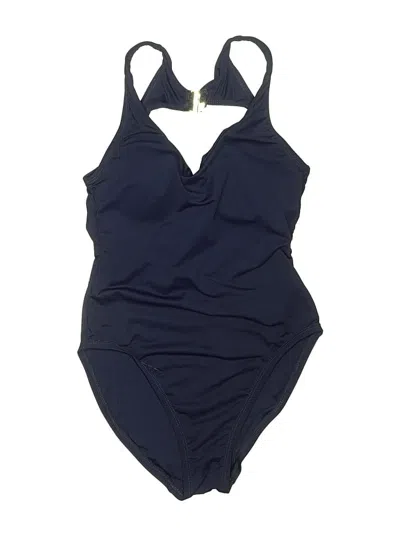 Pre-owned Andie One Piece Swimsuit In Blue