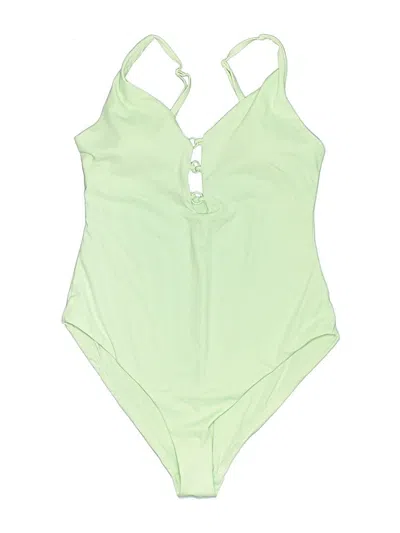 Pre-owned Andie One Piece Swimsuit In Green