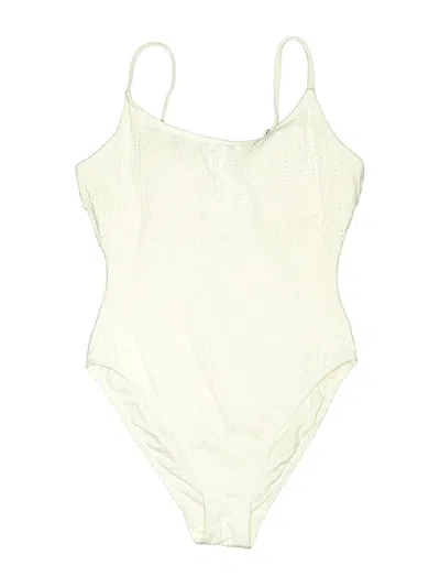 Pre-owned Andie One Piece Swimsuit In Ivory