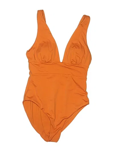 Pre-owned Andie One Piece Swimsuit In Orange
