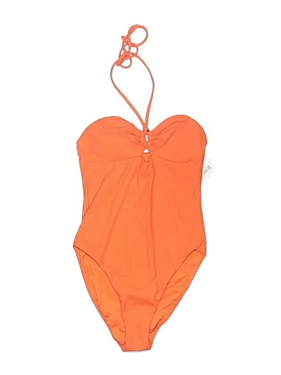 Pre-owned Andie One Piece Swimsuit In Orange