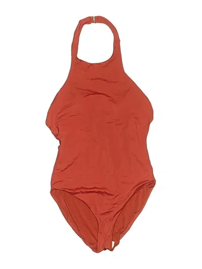 Pre-owned Andie One Piece Swimsuit In Orange