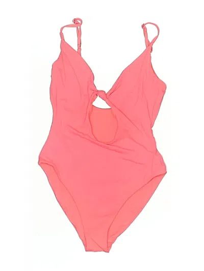 Pre-owned Andie One Piece Swimsuit In Pink