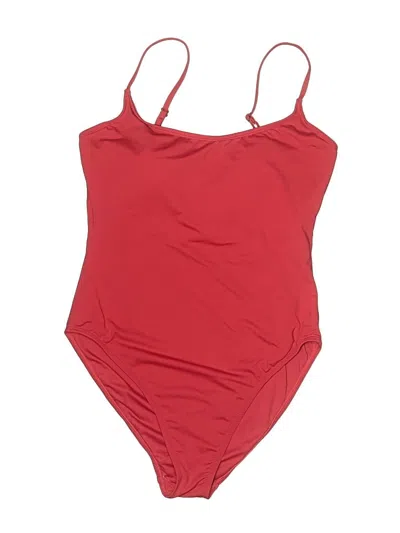 Pre-owned Andie One Piece Swimsuit In Red