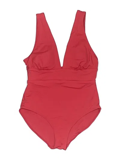 Pre-owned Andie One Piece Swimsuit In Red