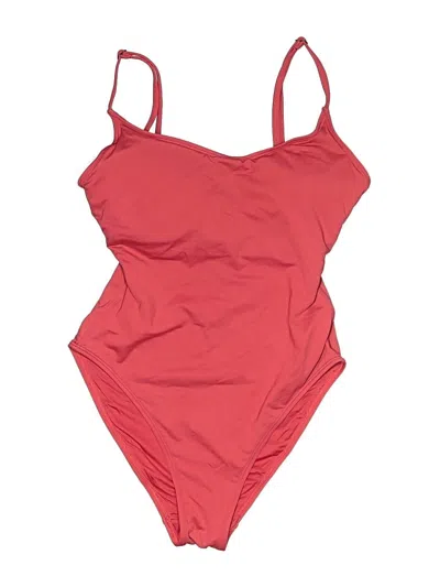 Pre-owned Andie One Piece Swimsuit In Red
