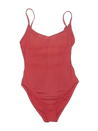 Pre-owned Andie One Piece Swimsuit In Red