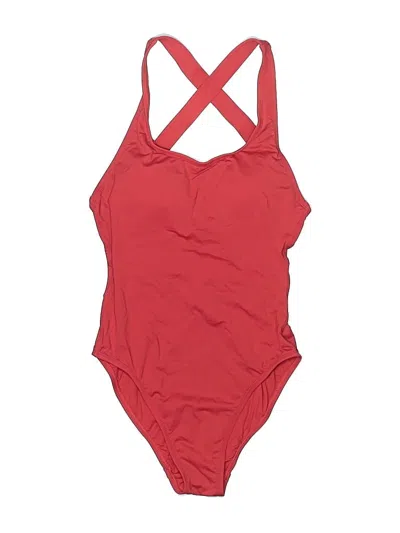 Pre-owned Andie One Piece Swimsuit In Red